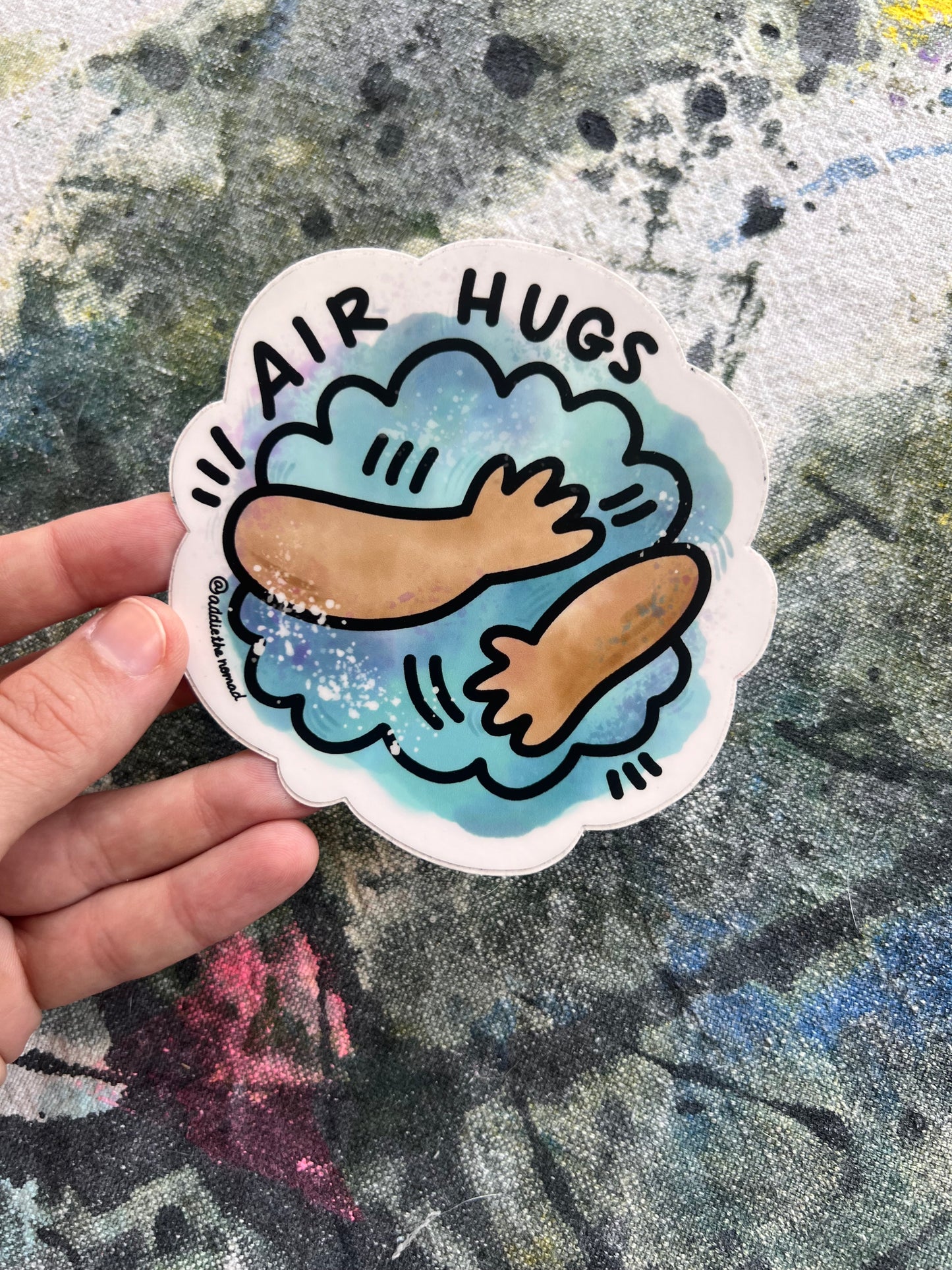 Air Hugs Sticker